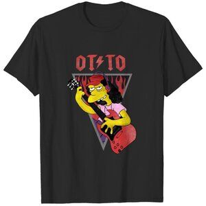Otto Guitar T-Shirt Funny Parody Burn Meme Graphic Casual Fan Humor Tee 92
